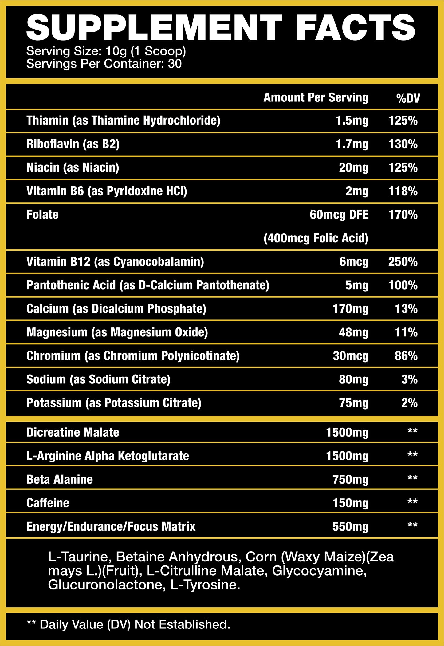 Gladiator Pre Workout